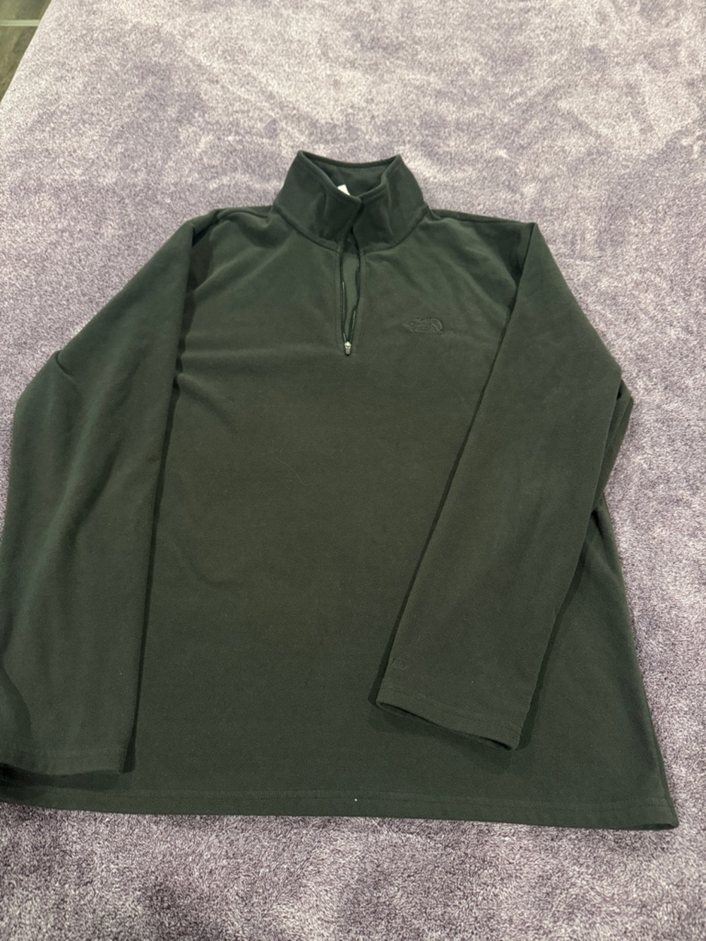 The North Face Black Half-Zip Fleece Pullover